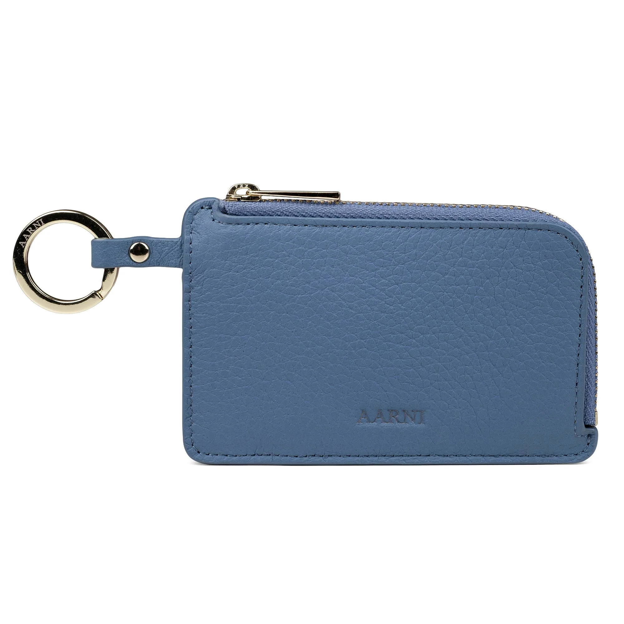 Zipper Card Holder (Misty Blue)